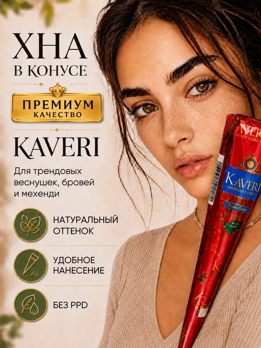 ХНА ДЛЯ РОСПИСИ МЕХЕНДИ, БРОВЕЙ И ВЕСНУШЕК