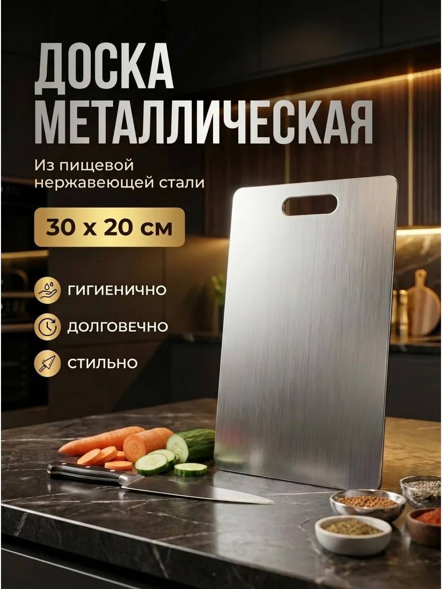 Доска разделочная металлическая