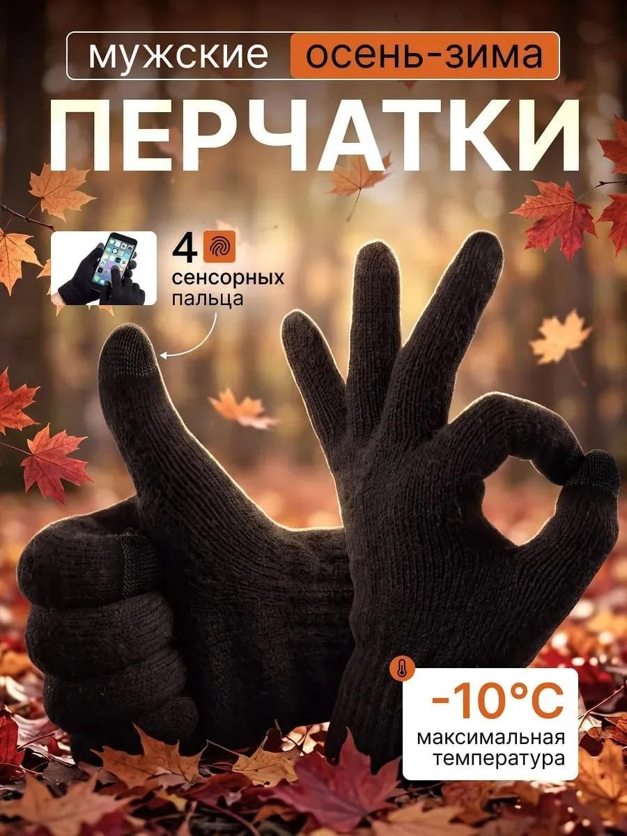 Перчатки мужские зимние